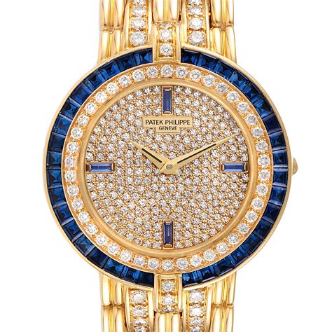 patek philippe women's diamond watch.